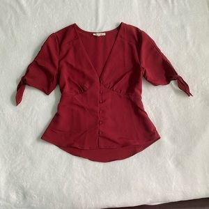 Maroon Blouse